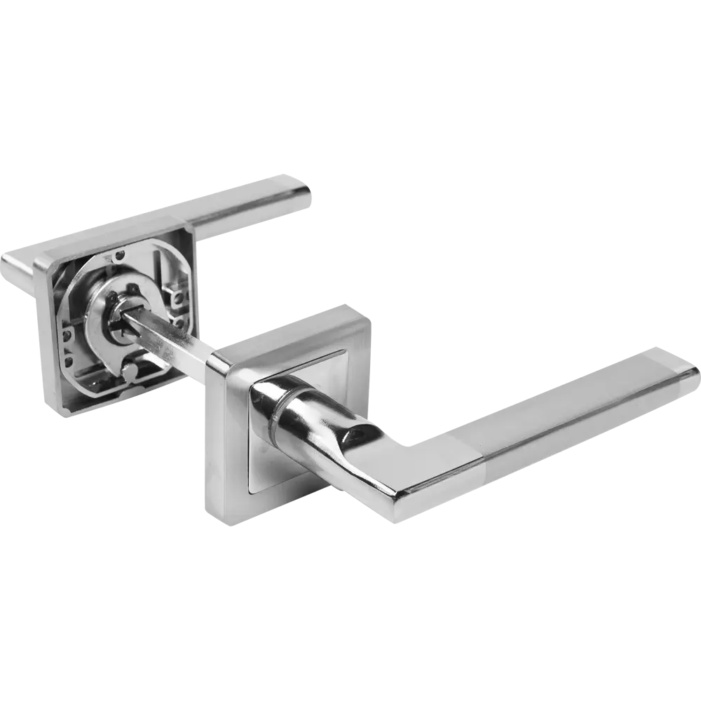 Дверная ручка Apecs H-22050-A-CRM/CR, без запирания, цвет хром STLM-2212014