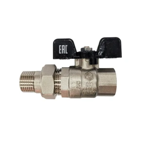 Шаровой кран Stout с американкой 3/4" - надежная запорная арматура 89397717