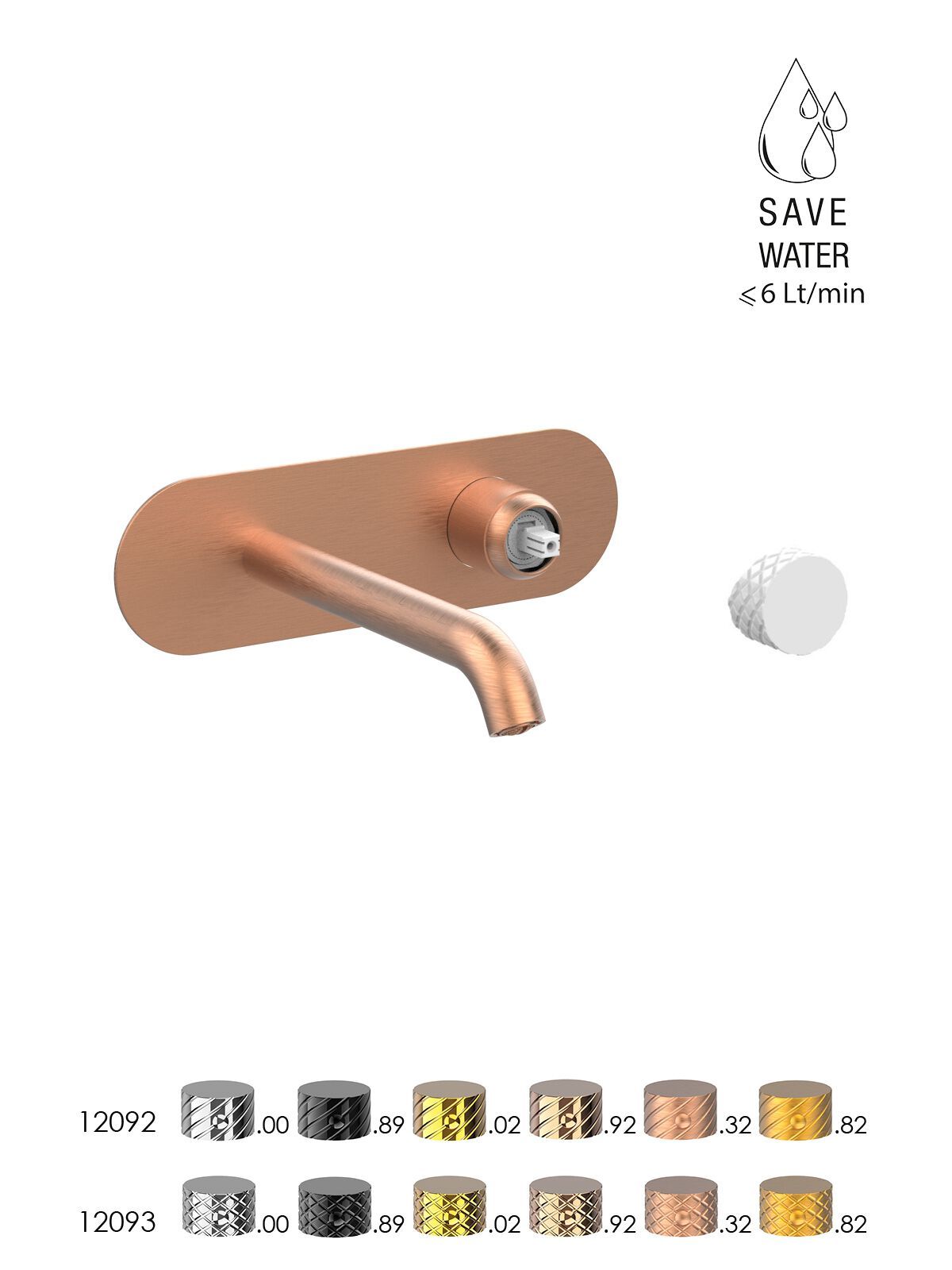 Настенный смеситель для раковины без слива Rubinetterie Frattini Pepe XLS ARCH-00133154 - Вид №9