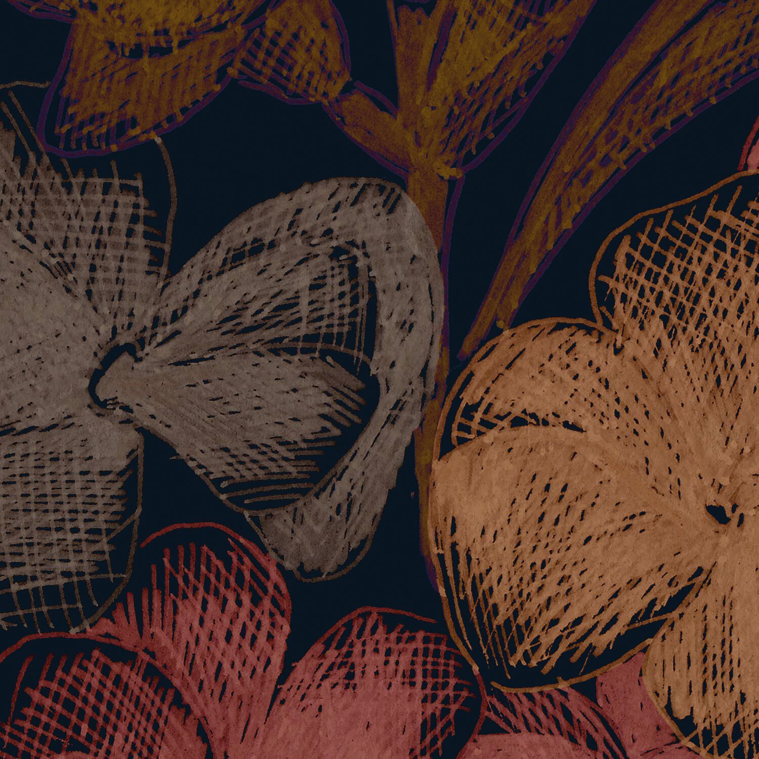 Обои с цветочными мотивами Ressource Faune &amp ARCH-00008513 - Вид №3