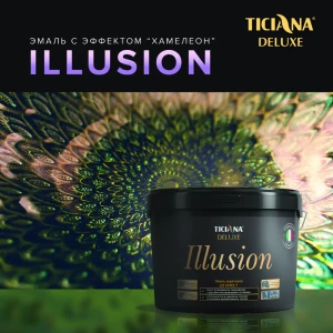 90779507 Эмаль акриловая TICIANA DELUXE Illusion с эффектом хамелеон цвет фиолетовый 1 л STLM-0855921