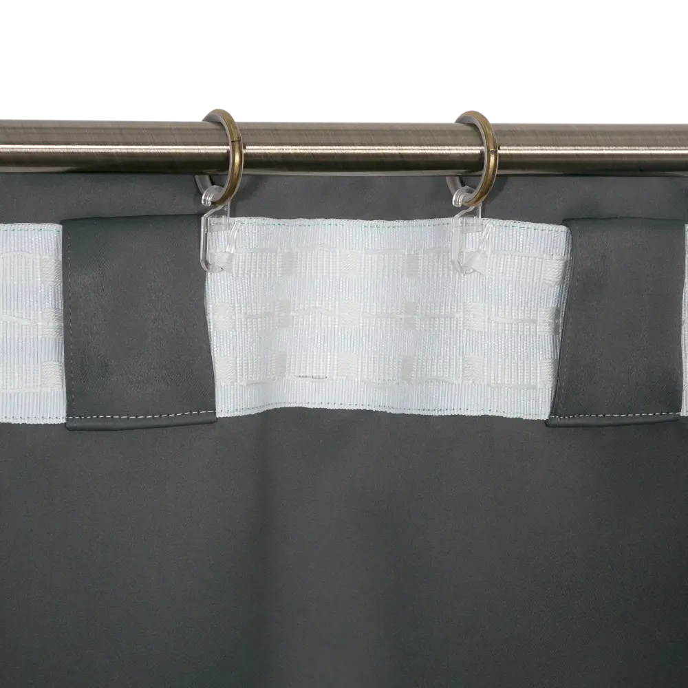 Штора на ленте «Ночь», 200x280 см, цвет серый INSPIRE STLM-2147711 - Вид №4