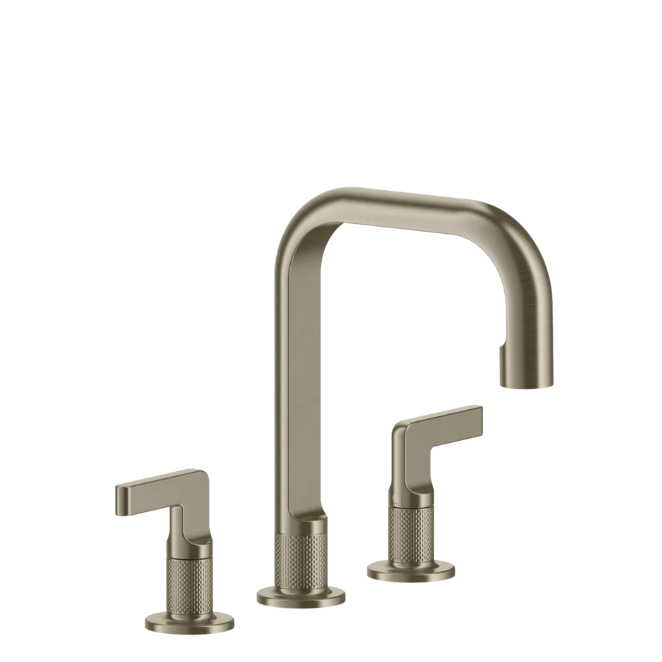 Группа умывальников 58014 149 Gessi Inciso МАТОВЫЙ НИКЕЛЬ FINOX 58014149