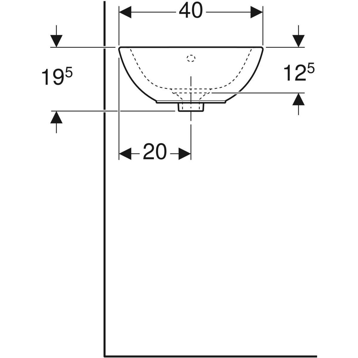 Овальная столешница Geberit Citterio ARCH-00069720 - Вид №3