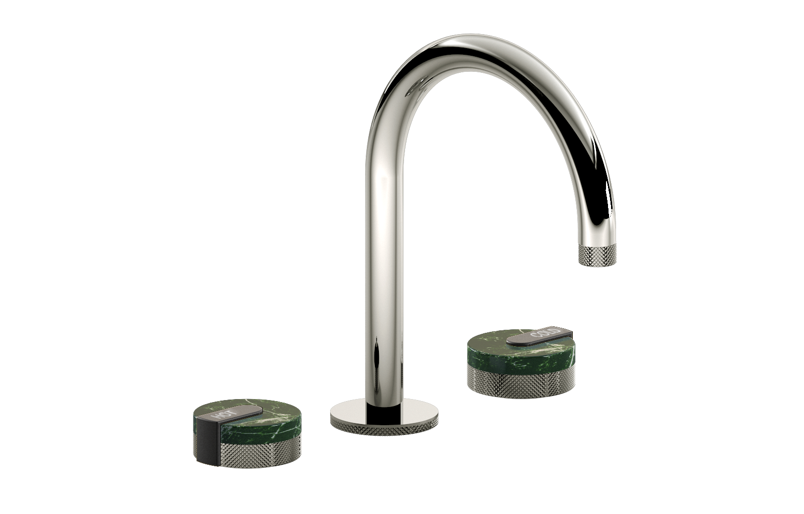 E-11512-R2MG-L1BK-PC Смеситель для умывальника на 3 отвертия GRAFF MOD+