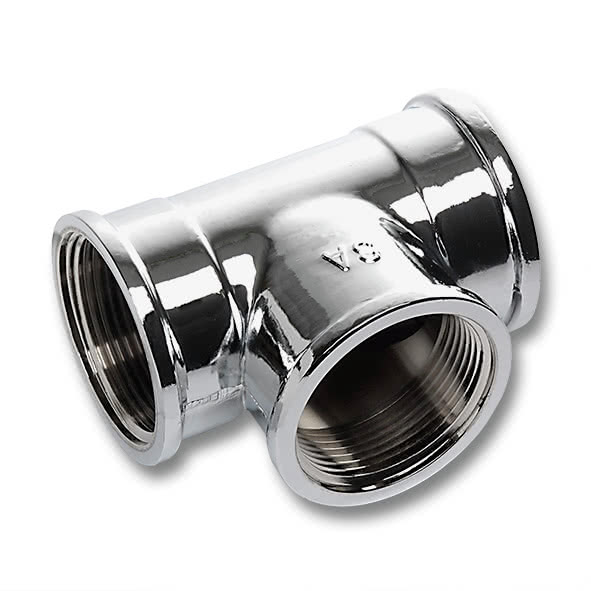 262212C SANHA 622 тройник ВР, хромированная латунь 1/2 мм  - Вид №1