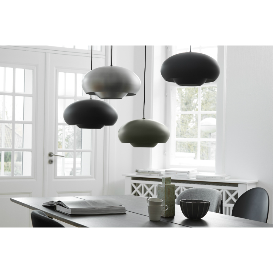 157565001 Лампа подвесная champ, 17хD30 см, черная матовая Frandsen  - Вид №1