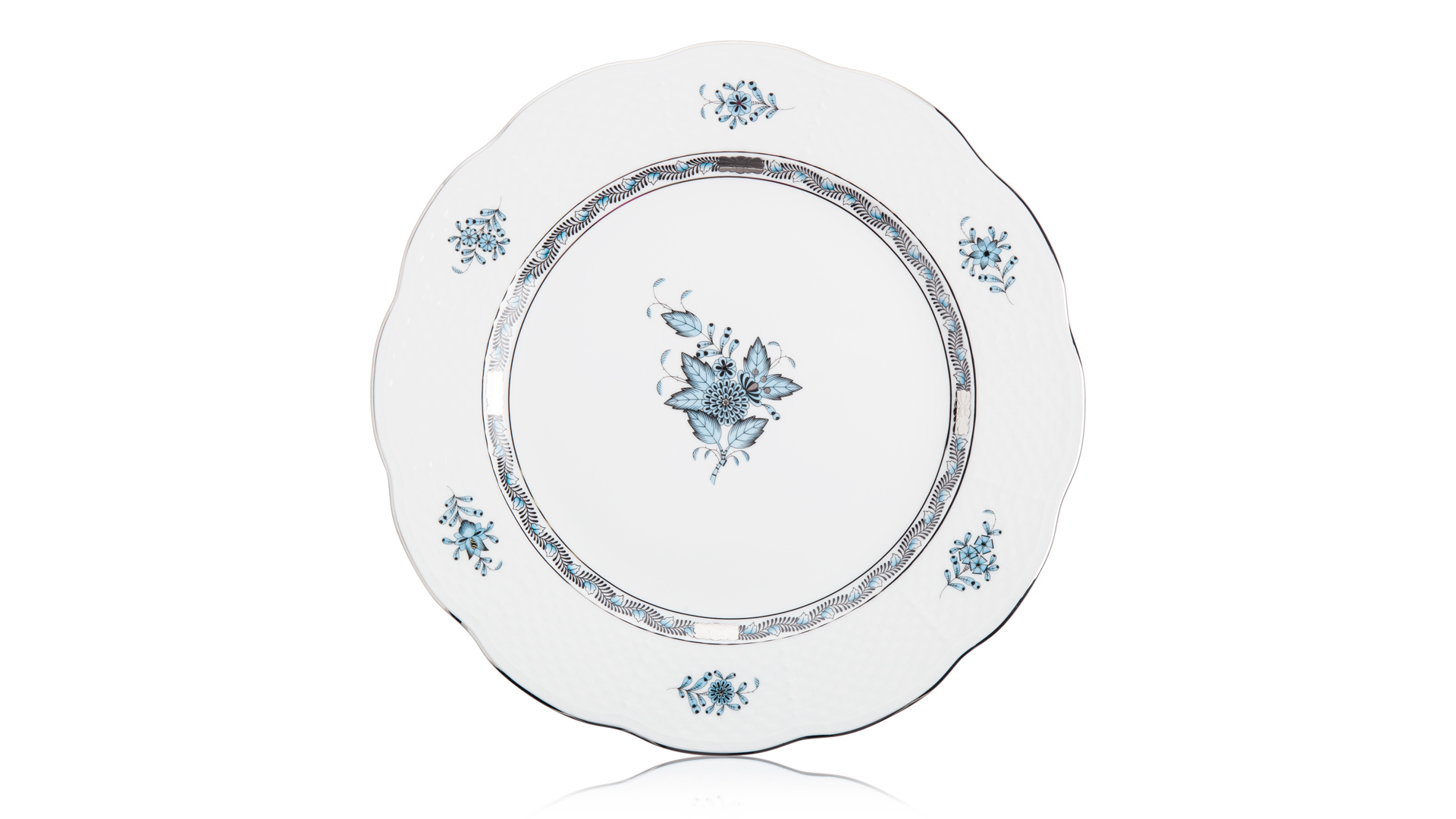 10619777 Herend Сервиз столовый 6/28 "Аппони" (платина) Фарфор  - Вид №6