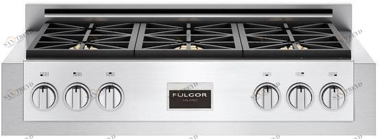 Fulgor Milano Газовая варочная панель из нержавеющей стали sun-id-1478515