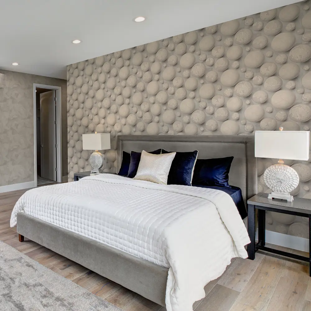 Обои флизелиновые Аспект Ру Титан коричнево-серые 1.06 м 70347-42 STLM-2109917 - Вид №3