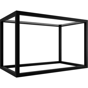 Полка-каркас для кухни 38.4x35x60 см алюминий/стекло 82441025 STLM-2150054