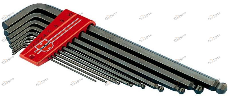 Würth Набор шестигранных ключей с шариковым наконечником Assortimenti chiavi 071531156
