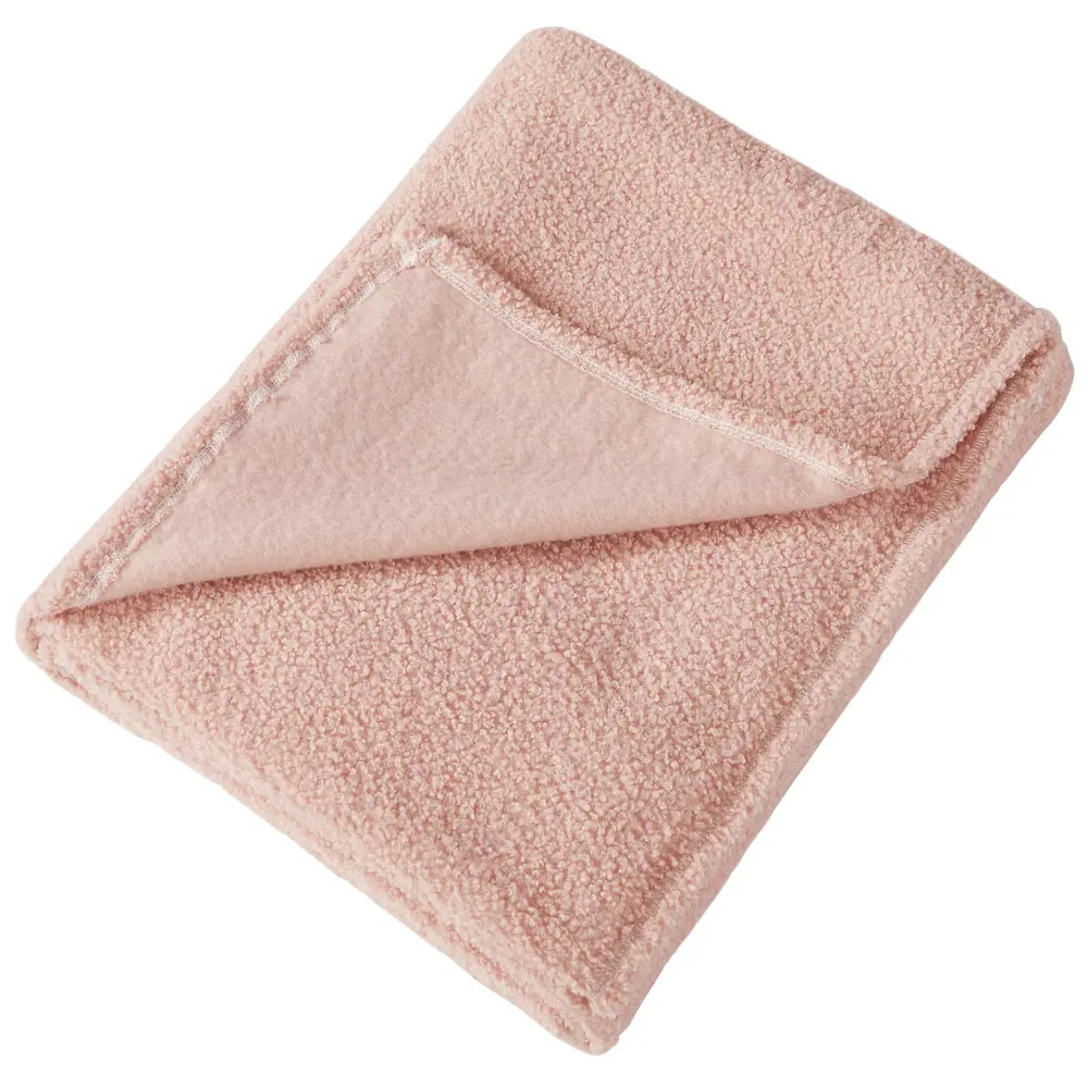 Плед 150x200 см букле розовый в стиле кантри 89407294 СТОЛИЦА ТЕКСТИЛЯ STLM-1578657