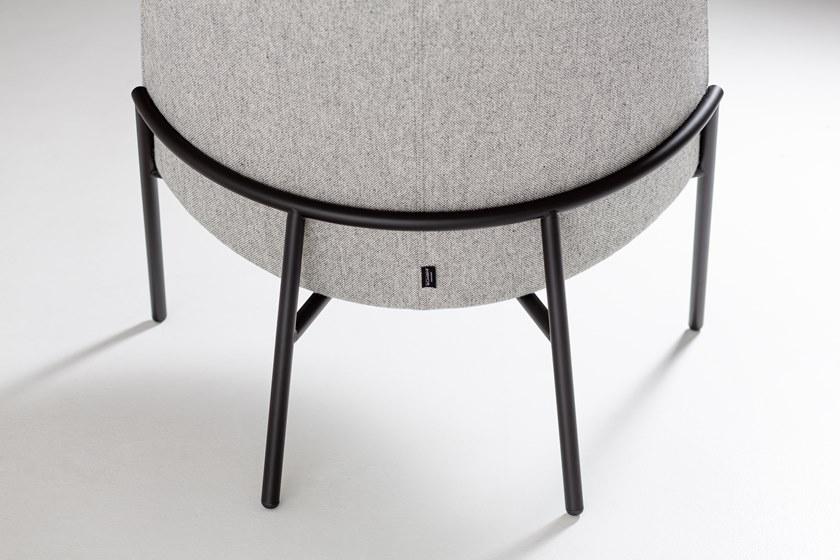 La Cividina Кресло из ткани с высокой спинкой Phar lap 1160 - Вид №7