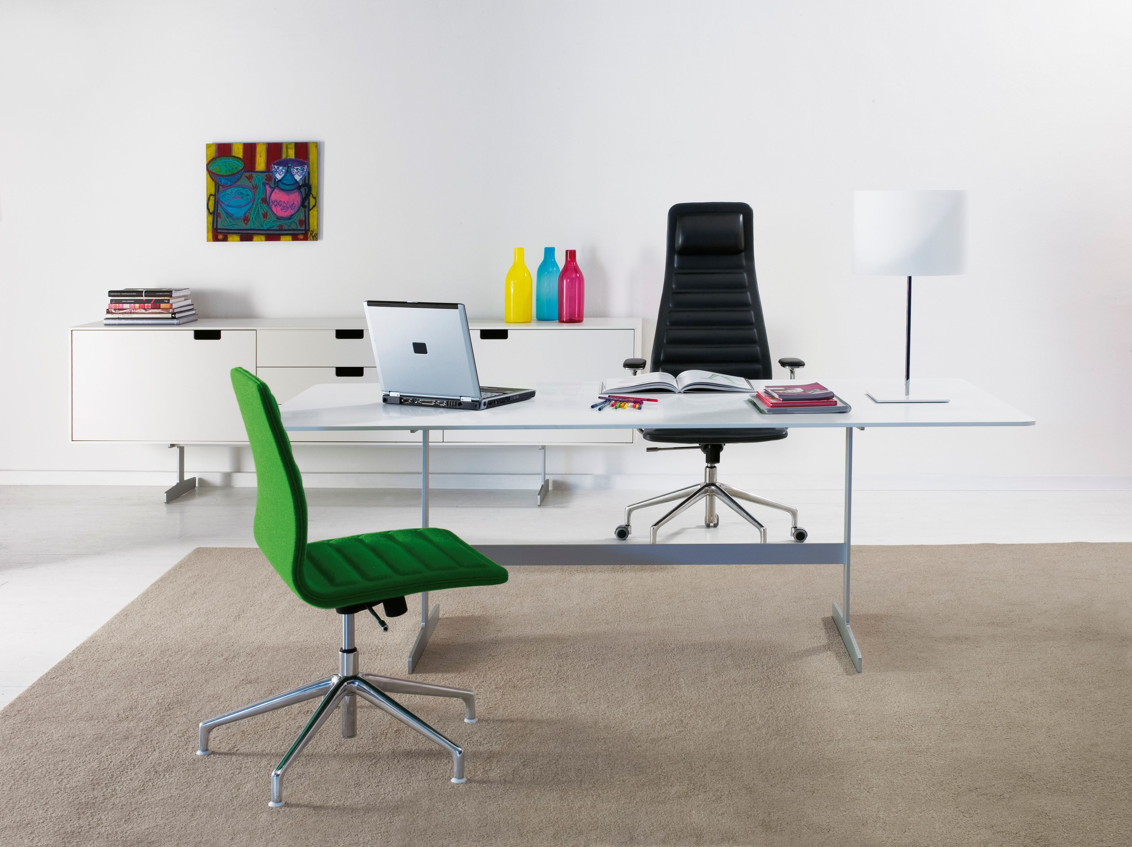 Вращающееся офисное кресло с колесами CAPPELLINI ARCH-00009939 - Вид №2