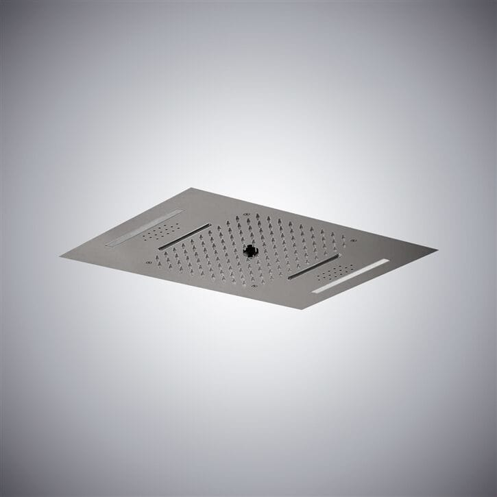 Светодиодная потолочная душевая головка из нержавеющей стали Fontana Showers Luxe Fontaine ARCH-00004624 - Вид №11