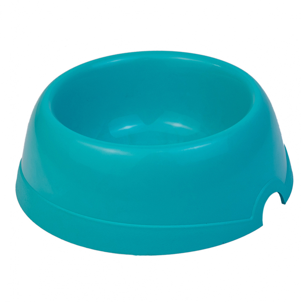 ПР0059354 Миска для животных пластиковая бирюзовая 1200мл ХОРОШКА 