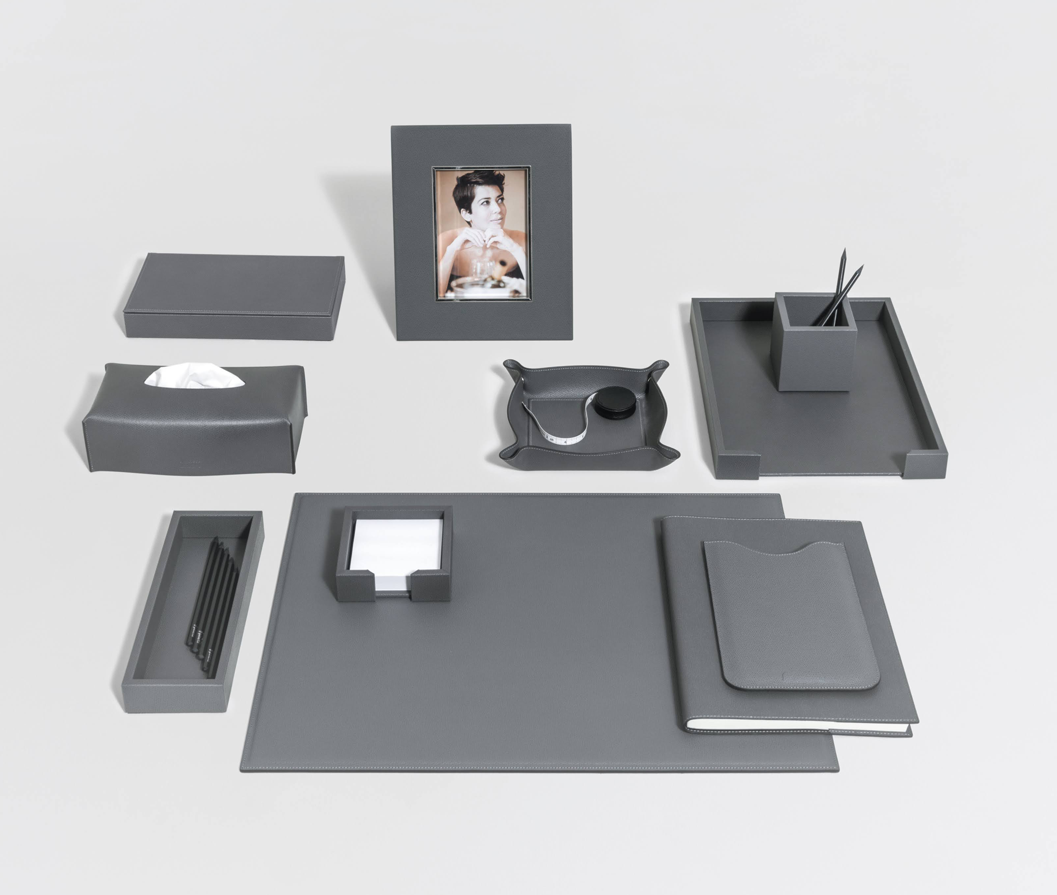 Прямоугольная маленькая шкатулка - 27X9,7XH3,5 см / тканая кожа_coffee Pinetti 00.0347.061.015 - Вид №4