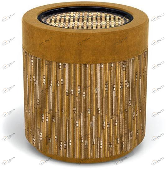 Sicis Круглый сервировочный столик из массива дерева Home sun-id-1423656