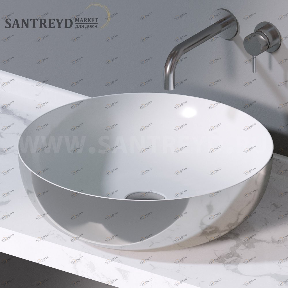 L601251 Накладная раковина на столешницу  круглая A. e T. Italia ELITE AeT ITALIA