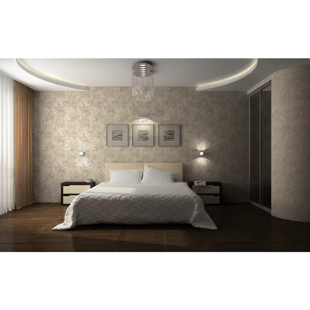 Обои флизелиновые Индустрия Camellia бежевые 1.06 м 167168-91 88110153 STLM-2008575 - Вид №2