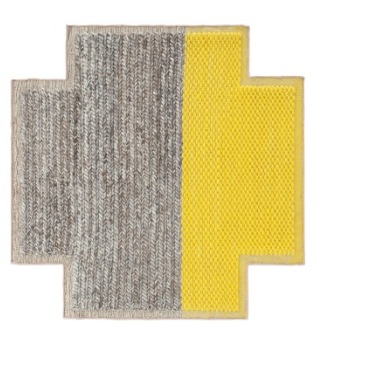 002534 Ковер Plait Yellow 260х260 GAN Space - Вид №2