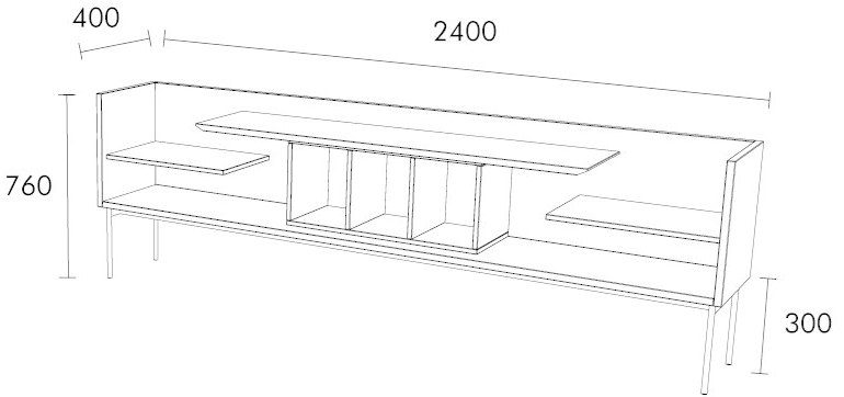 Grado Design Буфет из лакированной мдф Lin Lin-ca-01 - Вид №4
