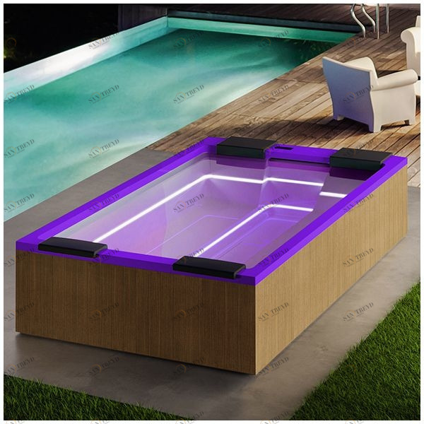 Бассейн Gruppo Treesse Maya Plus-V232I-PL-F прямоугольный встроенный фиолетовый PLUSV232IPLF