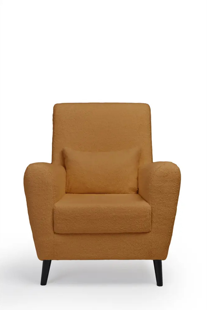 91423081 Кресло Либерти Lamb 75x90x70 см искусственный мех цвет медный STLM-1075607
