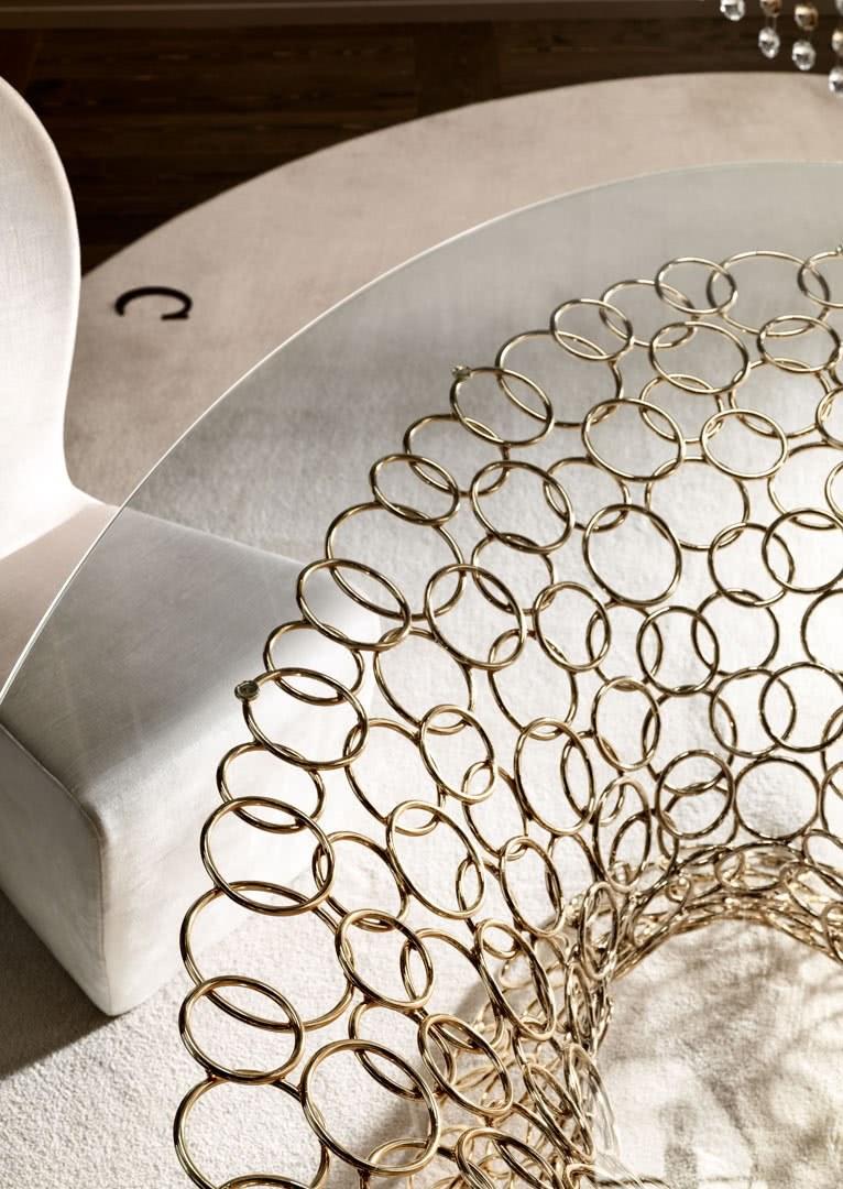 Cantori Овальный стеклянный стол Mondrian sun-id-1460167 - Вид №3