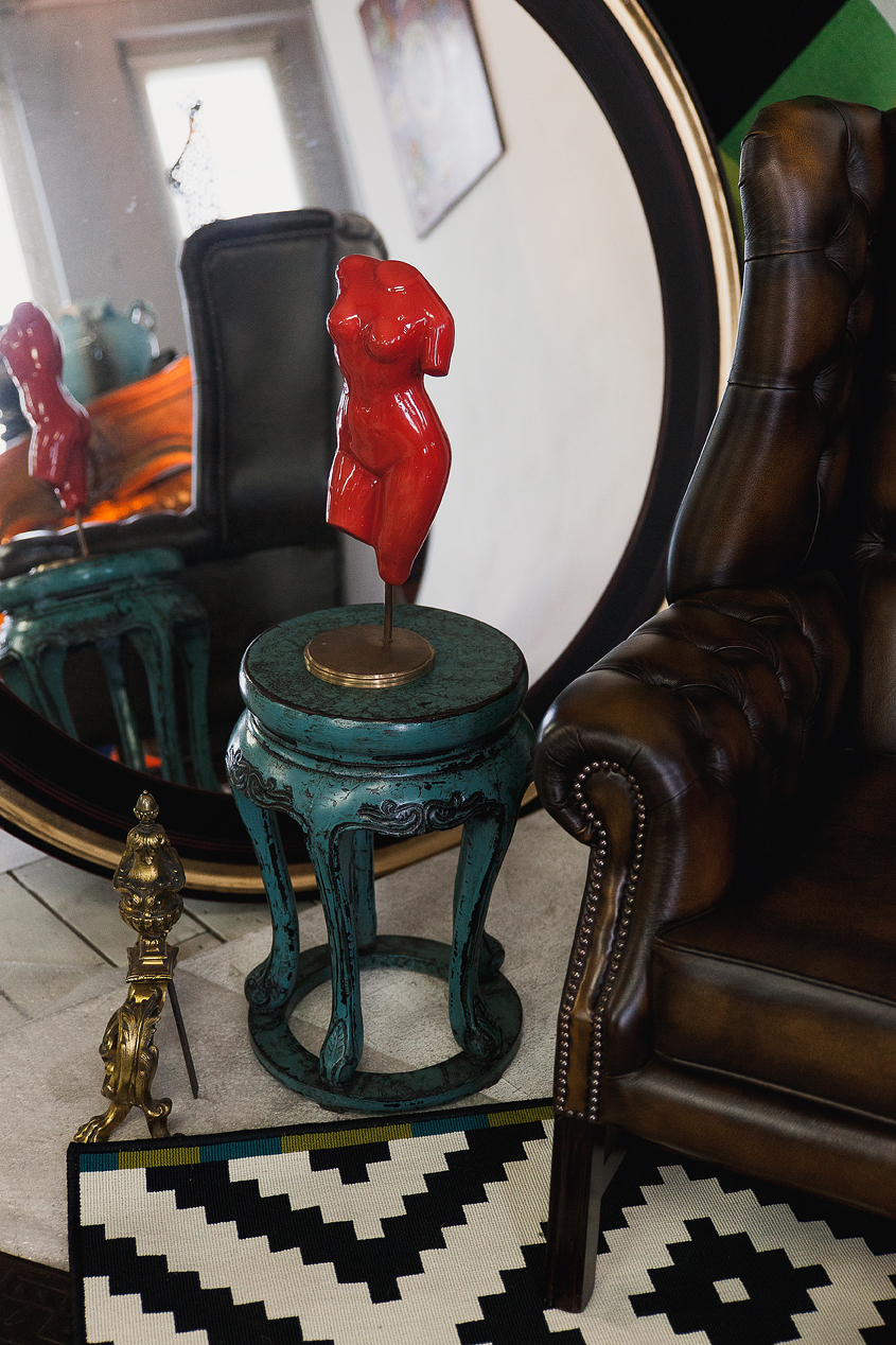 Табурет Юань- дэн Синий ДОМАШНЯЯ ОБСТАНОВКА CHINA 017397 Синий Santreyd  - Вид №6