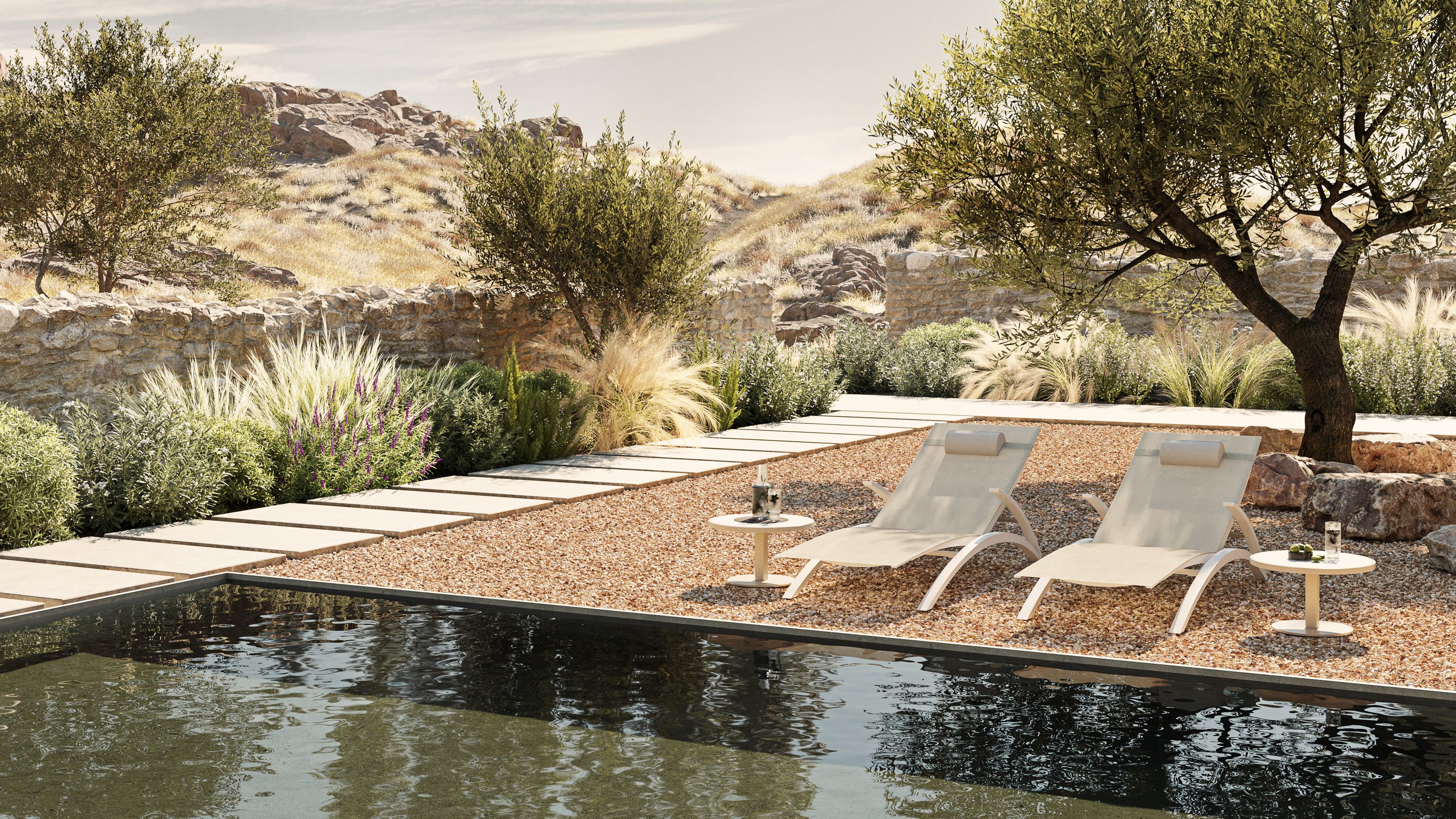 Откидная Садовая кровать для укладки Royal Botania O-Zon ARCH-00048631 - Вид №1