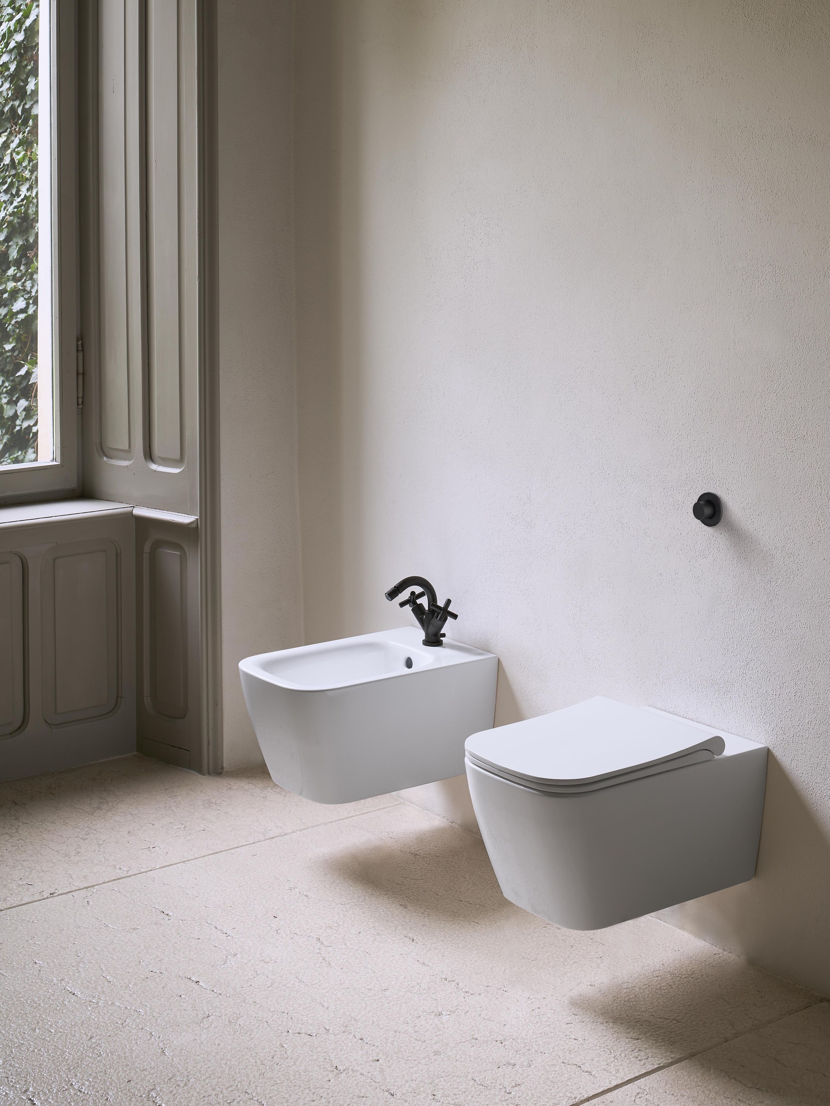 Керамическая настенная проволока для биде с переливом GSI ceramica Nubes ARCH-00000073 - Вид №1