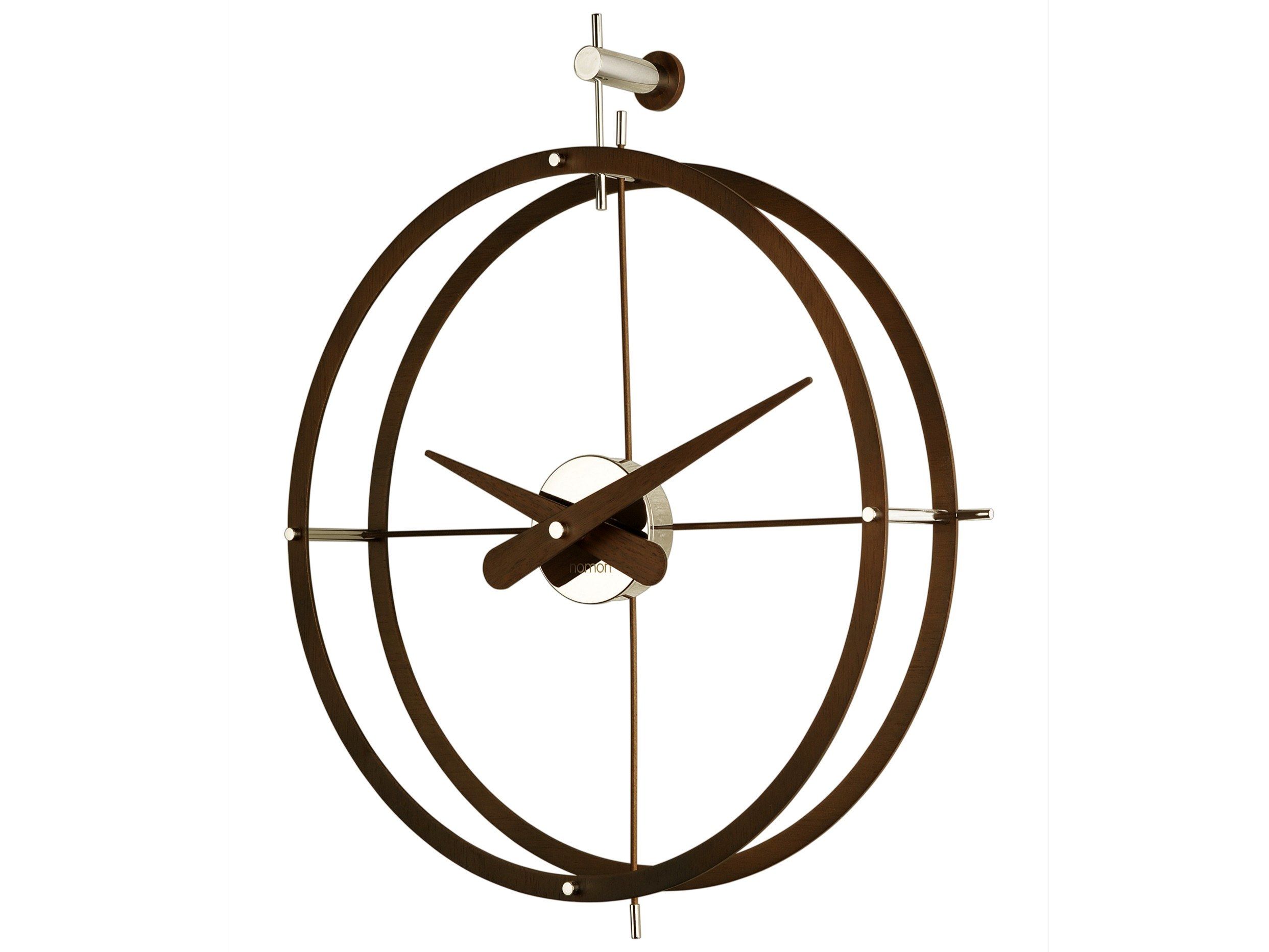 Деревянные настенные часы NOMON кольца ARCH-00130917