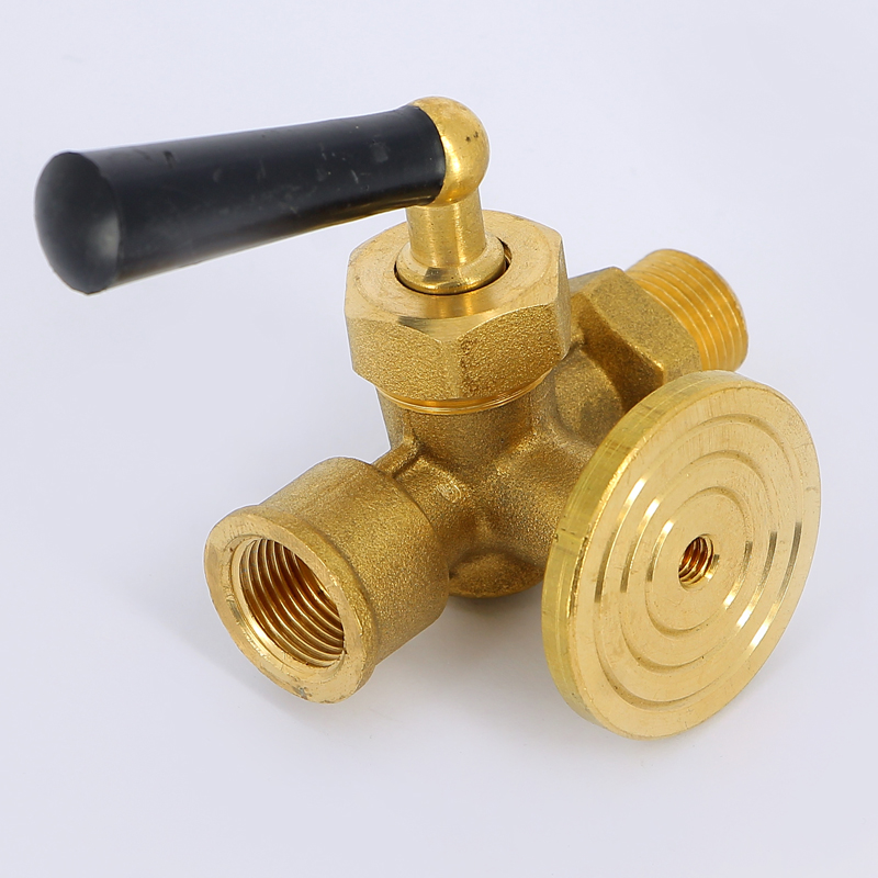 Кран трехходовой для манометров, с фланцем EMMETI 3/8" 00508038