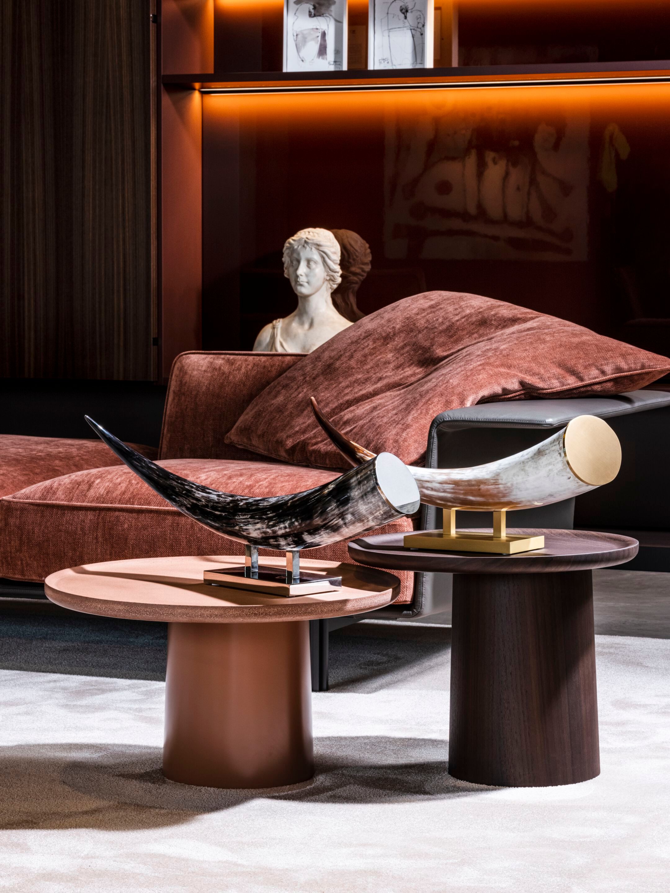 Скульптура из рога и латуни Zanchi 1952 ZHID06BNNK ARCH-00007274 - Вид №3