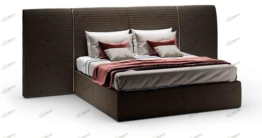 Reflex Двуспальная кровать в коже San marco sun-id-1406228