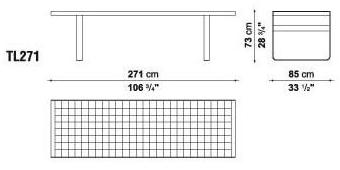 B&B Italia Прямоугольный стол из хрусталя Lens sun-id-1345159 - Вид №3