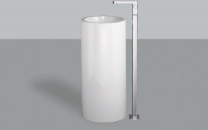 4504000401 Умывальник, wt.rx400k, белая, противомикробное Alape серия K