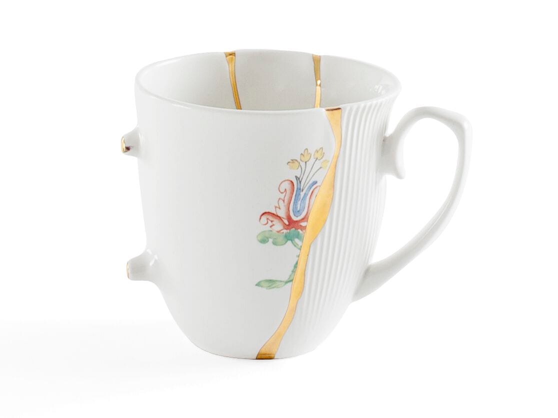 Кружка из фарфора и золота Seletti Kintsugi ARCH-00040153