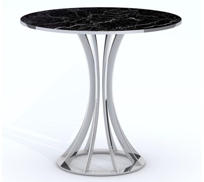 Vela Arredamenti Высокий обеденный стол из стали sun-id-1380969 - Вид №2