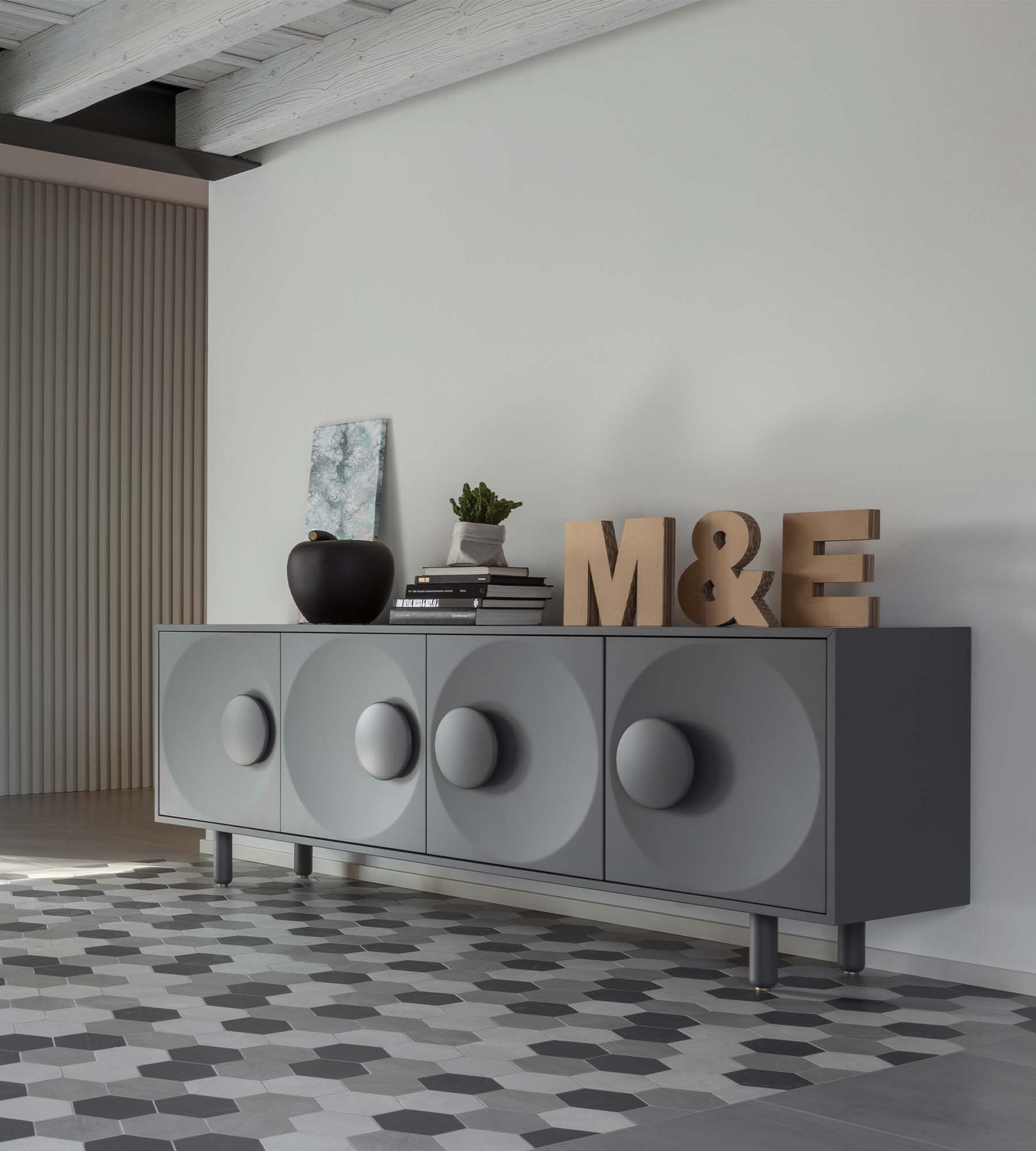 Шкаф из МДФ с распашными дверями Morica Design BARDOT 4 ANTE ARCH-00017156 - Вид №3