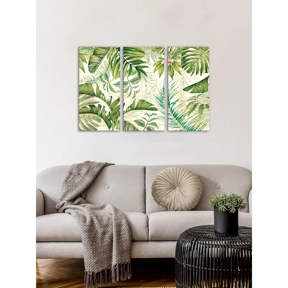 Картина на МДФ Тропики 30x60 см 3 шт POSTERMARKET STLM-2000855 - Вид №4