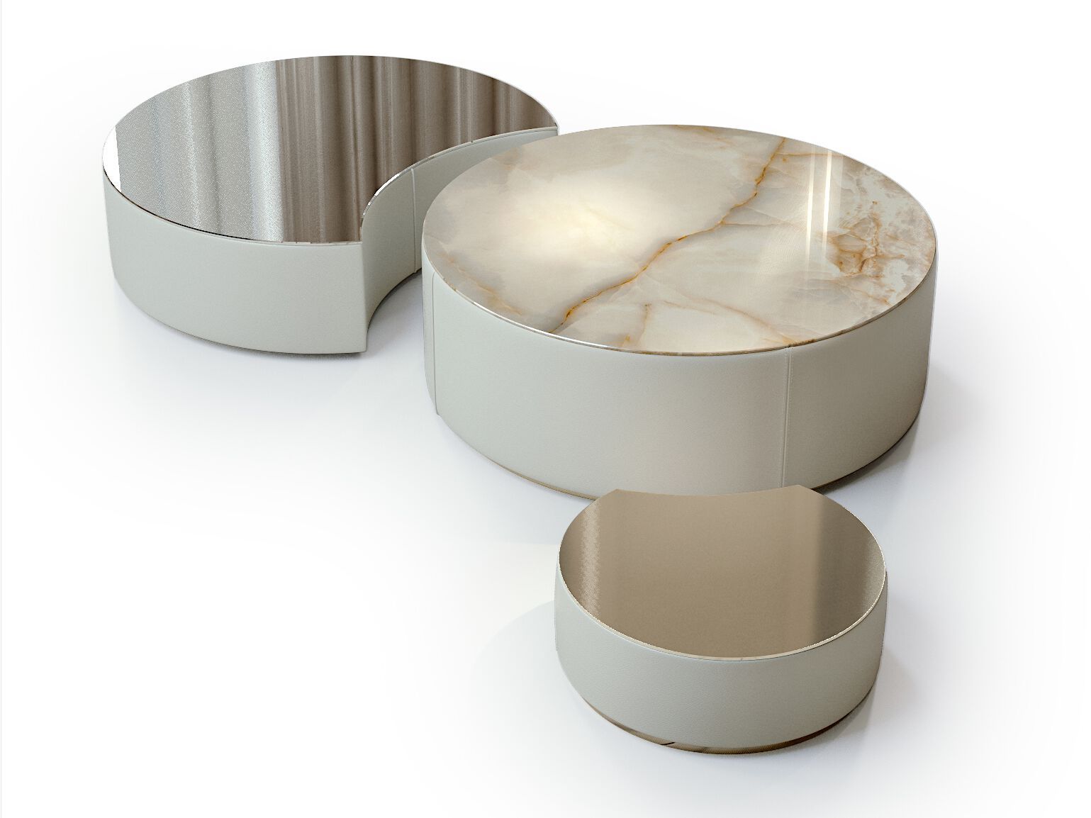 Набор керамических низких журнальных столиков Bizzotto Italia Atmosphera ARCH-00069554 - Вид №5