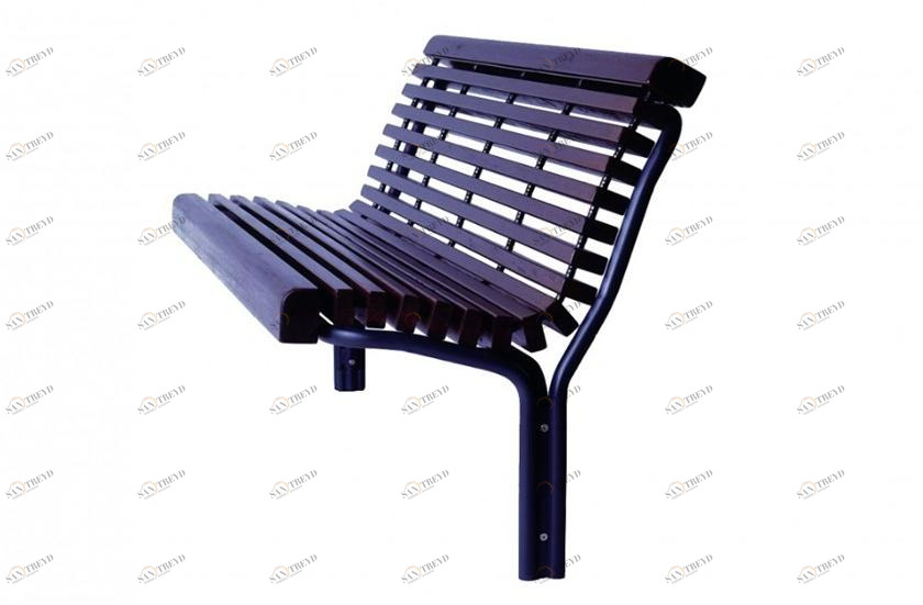 Euroform W Деревянная скамейка со спинкой Contour 325/22