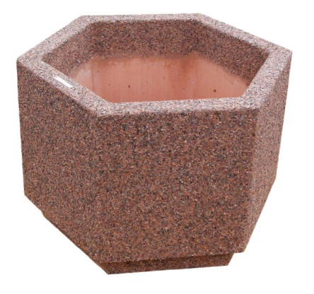 11391 ДОМИНИК, вазон бетонный цветочный LAB.Space  - Вид №1