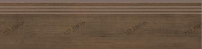 Ступень Граните Вуд Классик темно-коричневый структурированная 1200x300 Керамика Будущего sun-id-331964