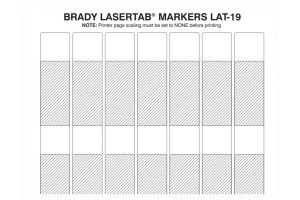 15851902 Этикетки для лазерного принтера LAT-19-361-1 brd29744 BRADY
