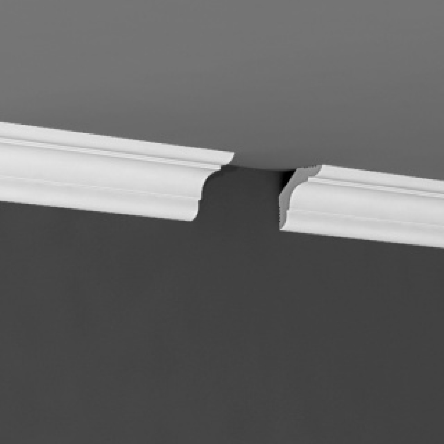 Плинтус потолочный Де-Багет П 07 35/35 (100 шт) * STSR-2119 Экструдированный