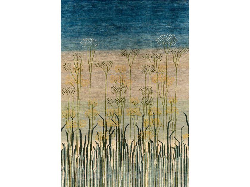 Прямоугольный шерстяной цветочный ковер Zollanvari Shorelines-Gabbehs Флора и фауна ARCH-00055885